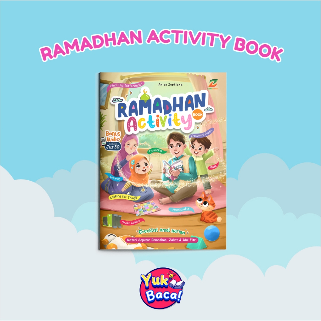 ziyadbooks official buku kegiatan Ramadhan Activity Book hebatku pertamaku anak paud tk sd 2025