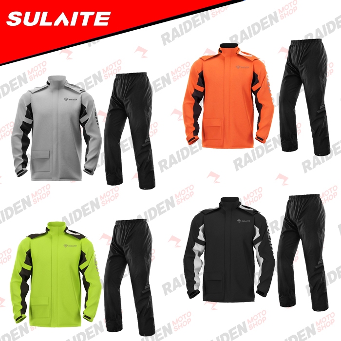 Jas Hujan Sulaite Double Furing Waterproof 4 Musim Premium Jaket Poliester Lv4 0901