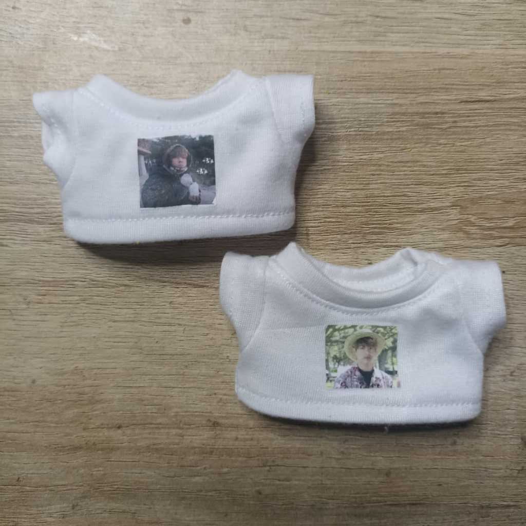 SC-IDOLLOOK KAOS MEME BTS JUNGKOOK V FOR DOLL 10 CM 15 CM 20 CM BAJU BONEKA