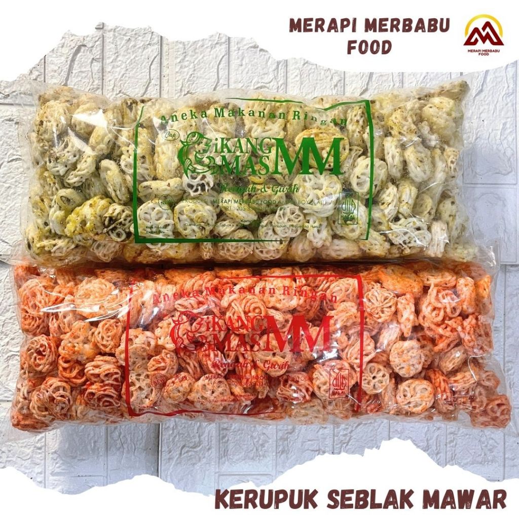 

Merapi Merbabu Food Kerupuk Seblak Mawar Pedas 1 Bal