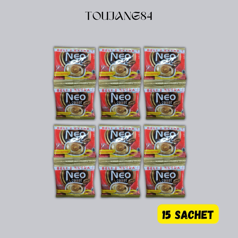

Neo Coffee Instan Mocacchino 15Sachet @20g