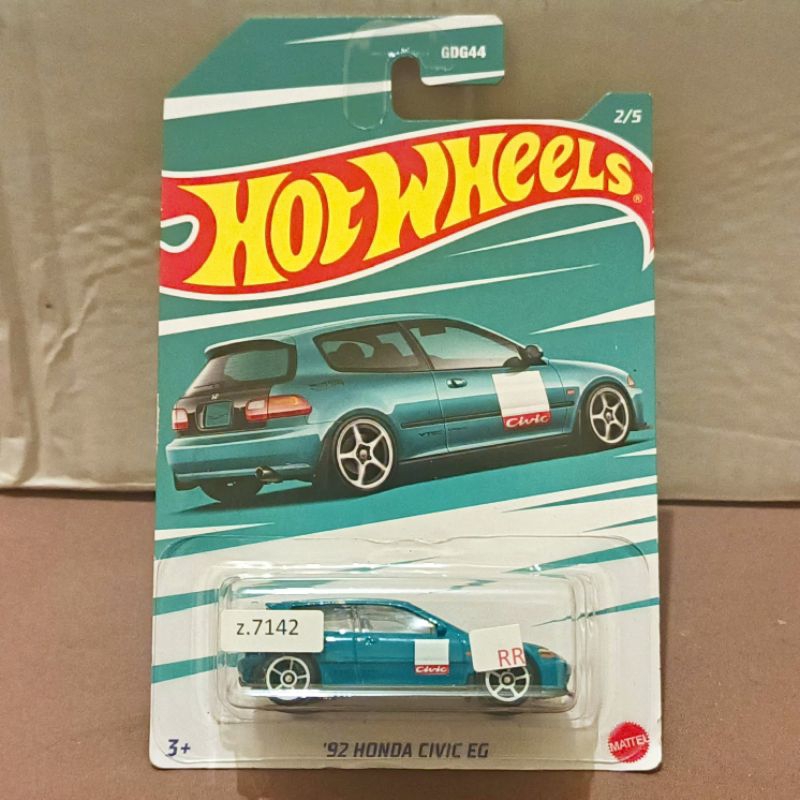 Hot Wheels Civic Eg Hijau