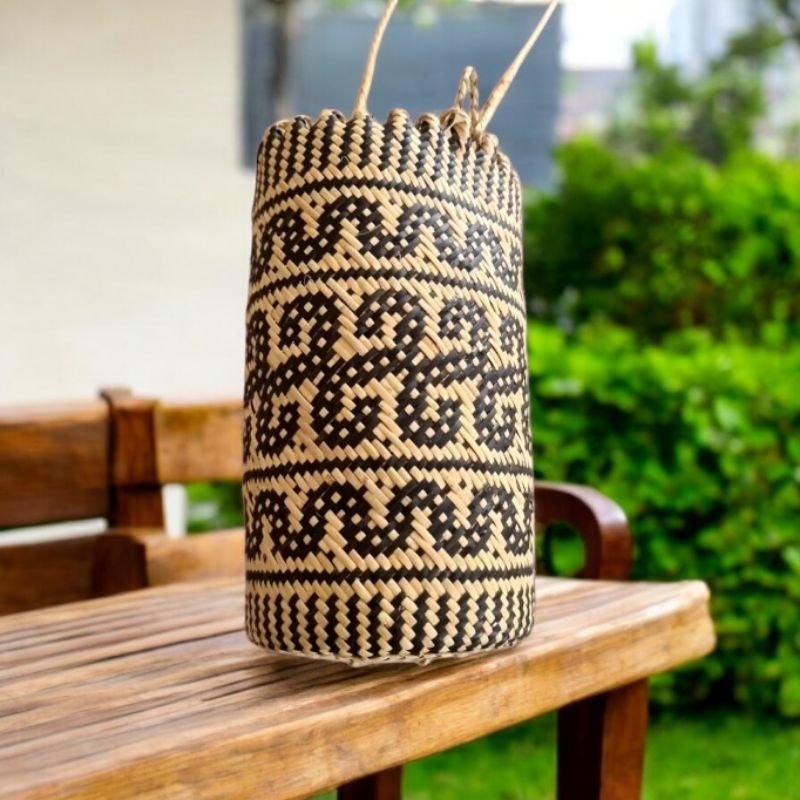 Tas anjat slempang tas rotan wanita Tas DAYAK KALIMANTAN