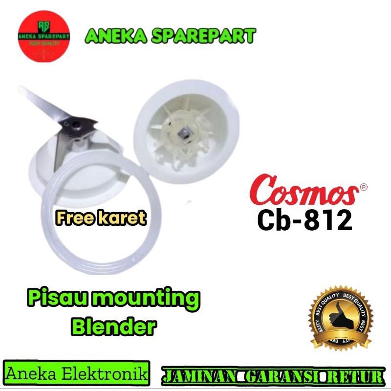 mounting pisau blender cosmos cb-812 original,4 mata pisau