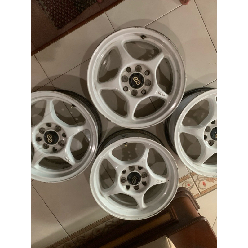 velg racng ring 15 enkei tulang pcd 4x100/114