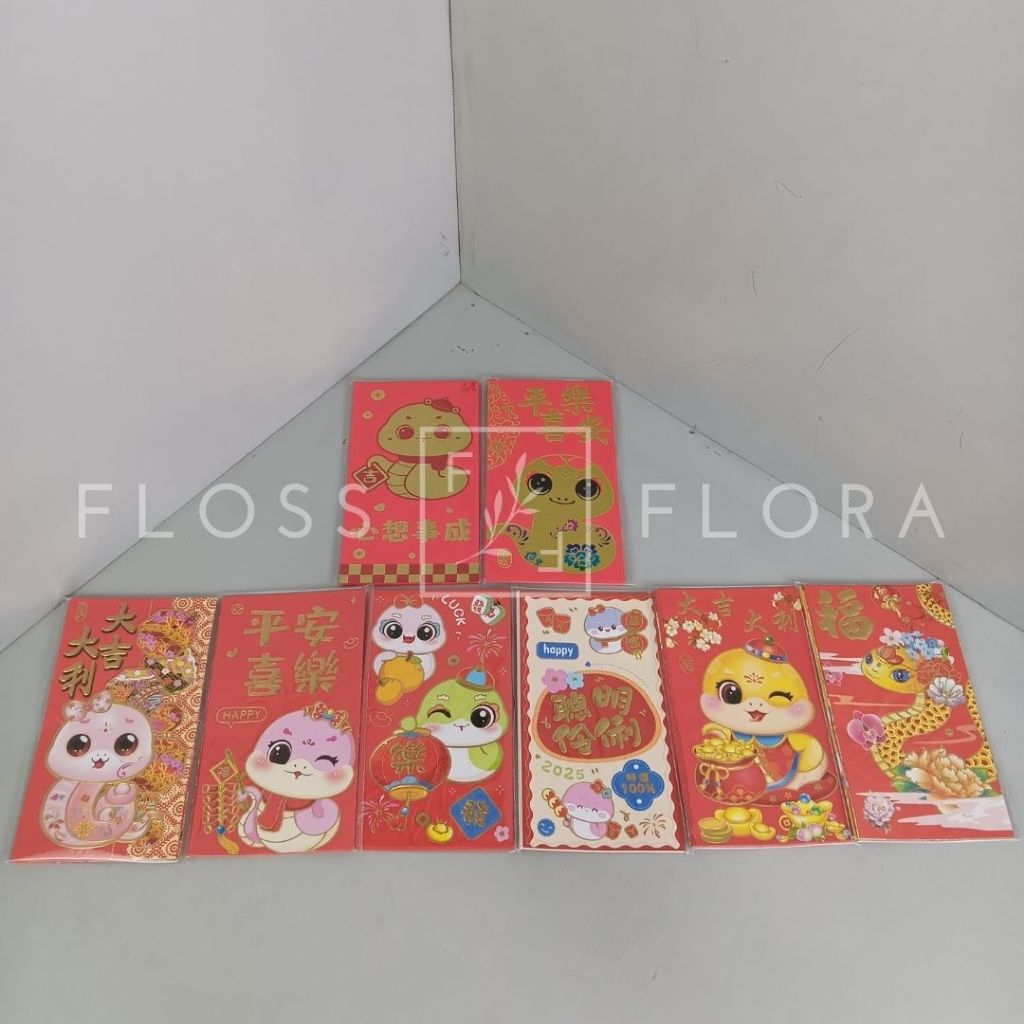 

Aksesoris Imlek / Chinese New Year / Angpao 2 Snake 6Pcs (Random)