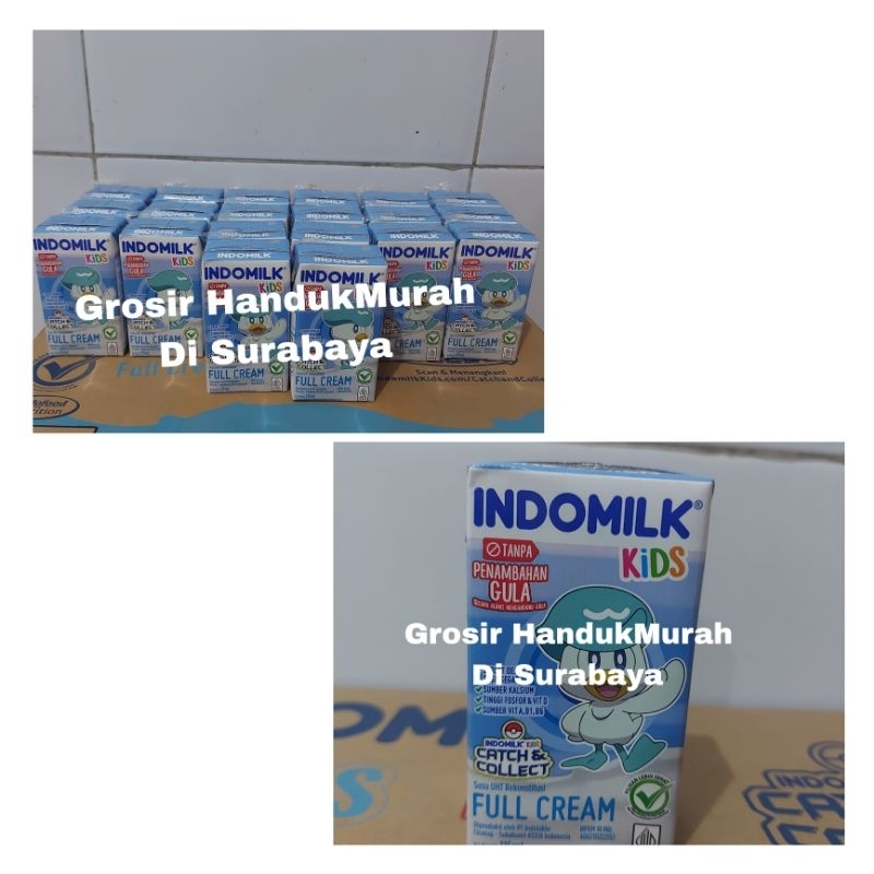 

Susu UHT Indomilk Kids FullCream 115ml (1 Dus isi 40biji).READY SIAP KIRIM