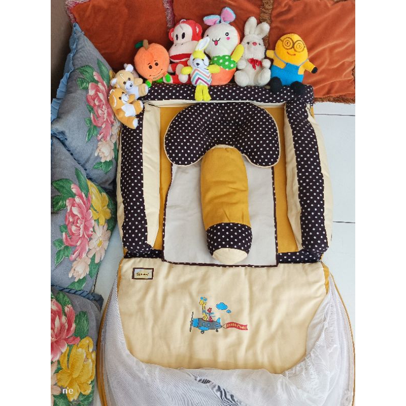 kasur bayi set kelambu bantal guling empuk bekas