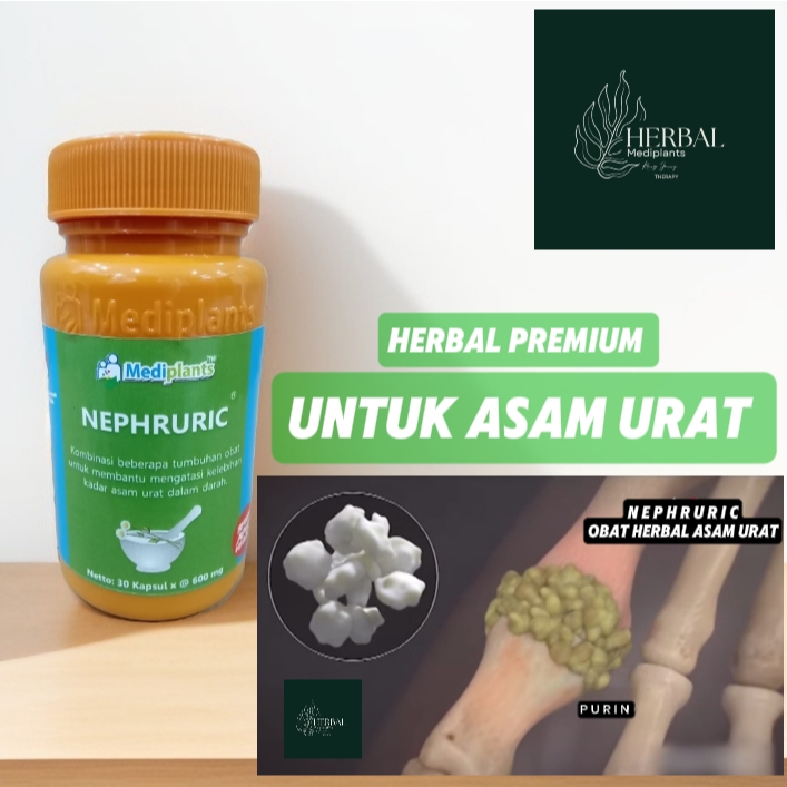 Nephruric - Obat Asam Urat - Herbal Asam Urat Paling Ampuh - Mediplants