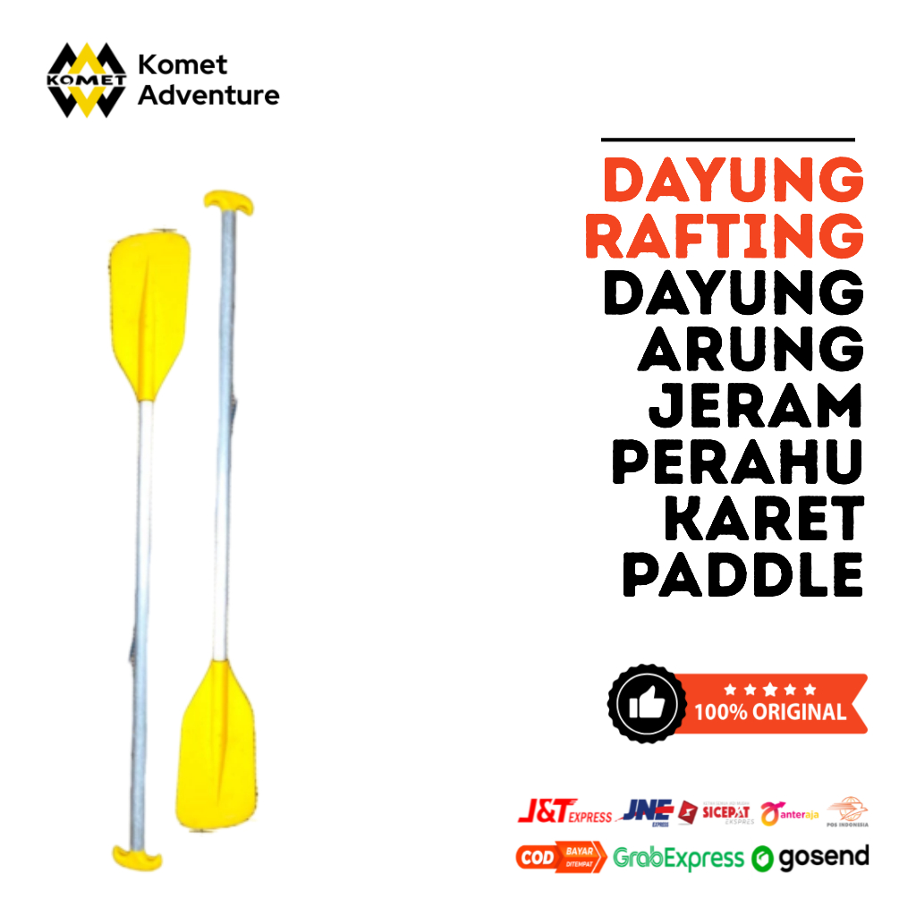 Dayung Rafting - Dayung Arung Jeram Perahu Karet Paddle