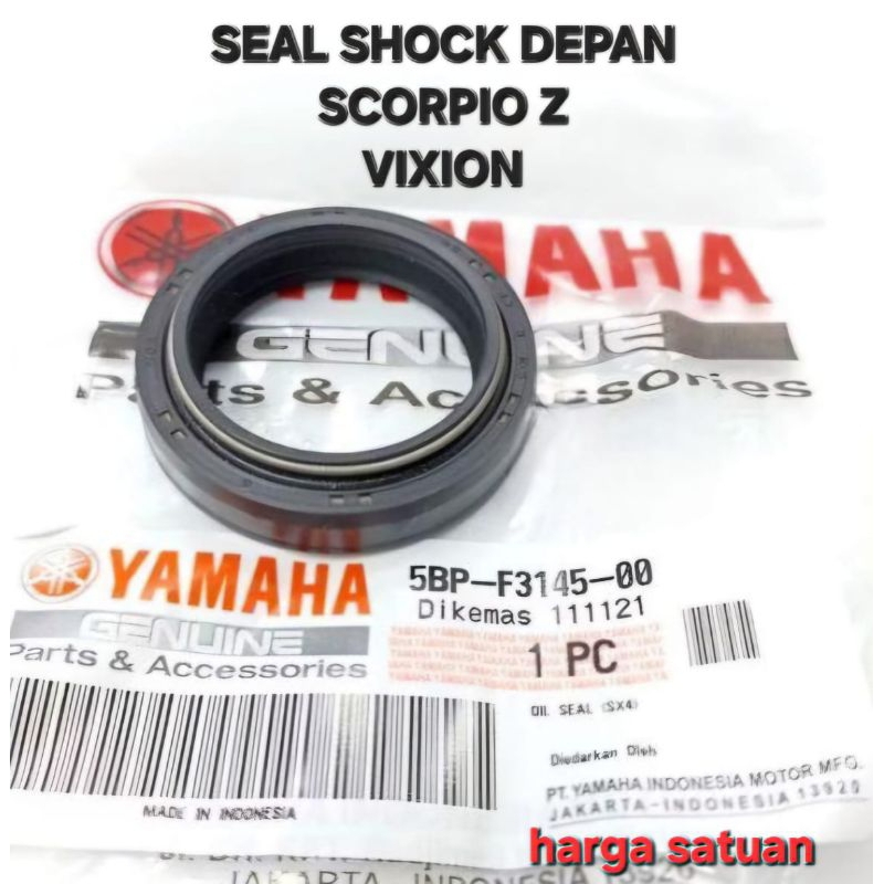 SEAL SIL SHOCK DEPAN SCORPIO Z VIXION ORIGINAL