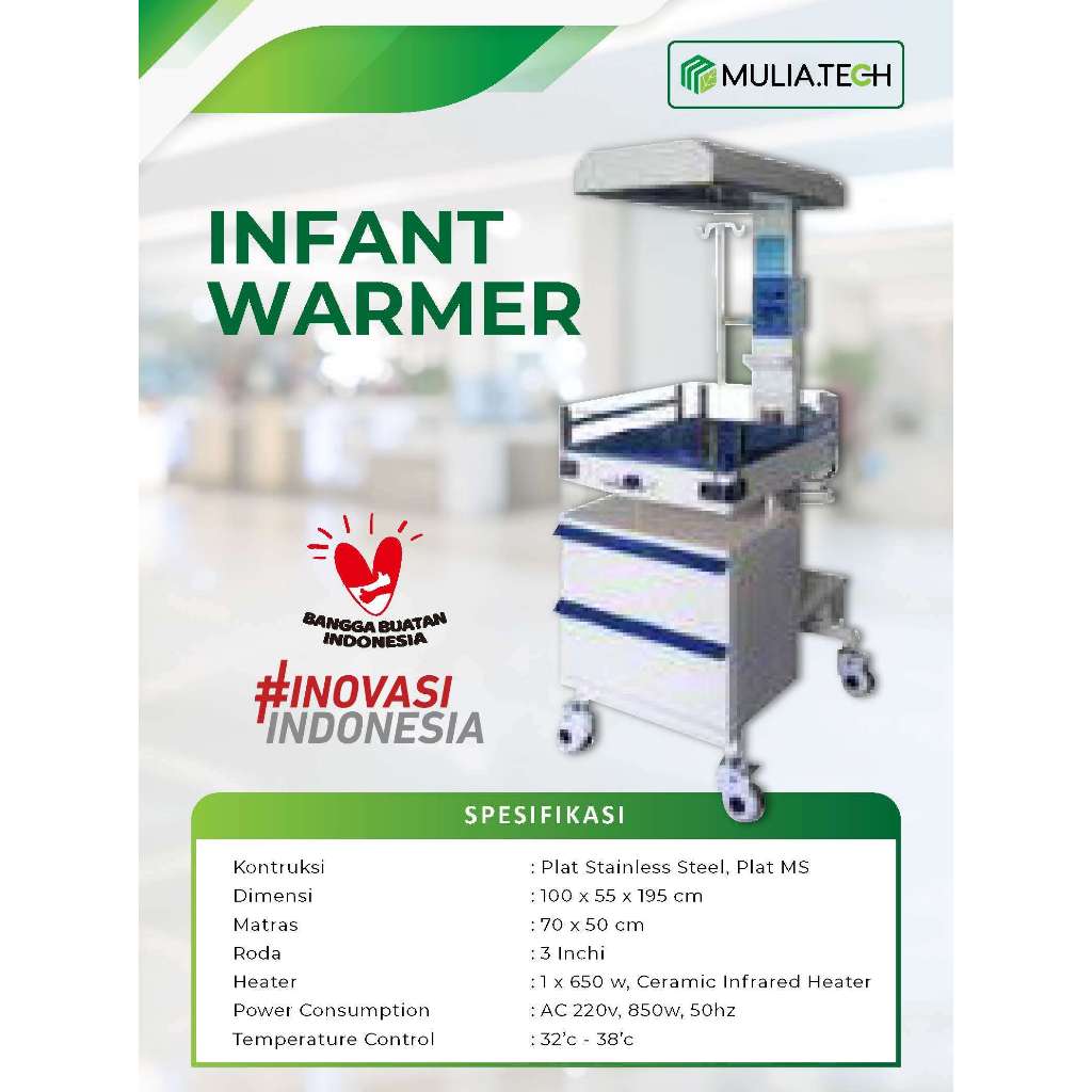INFANT WARMER SPESIFIKASI