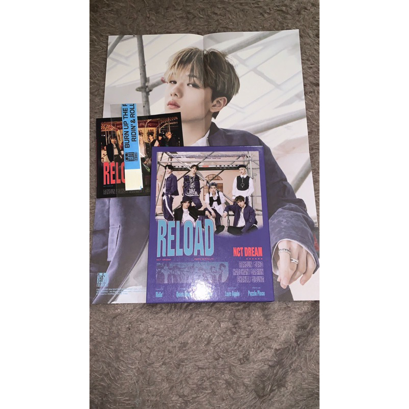 ALBUM RELOAD NCT DREAM (OFFICIAL UNSEALED) + Poster