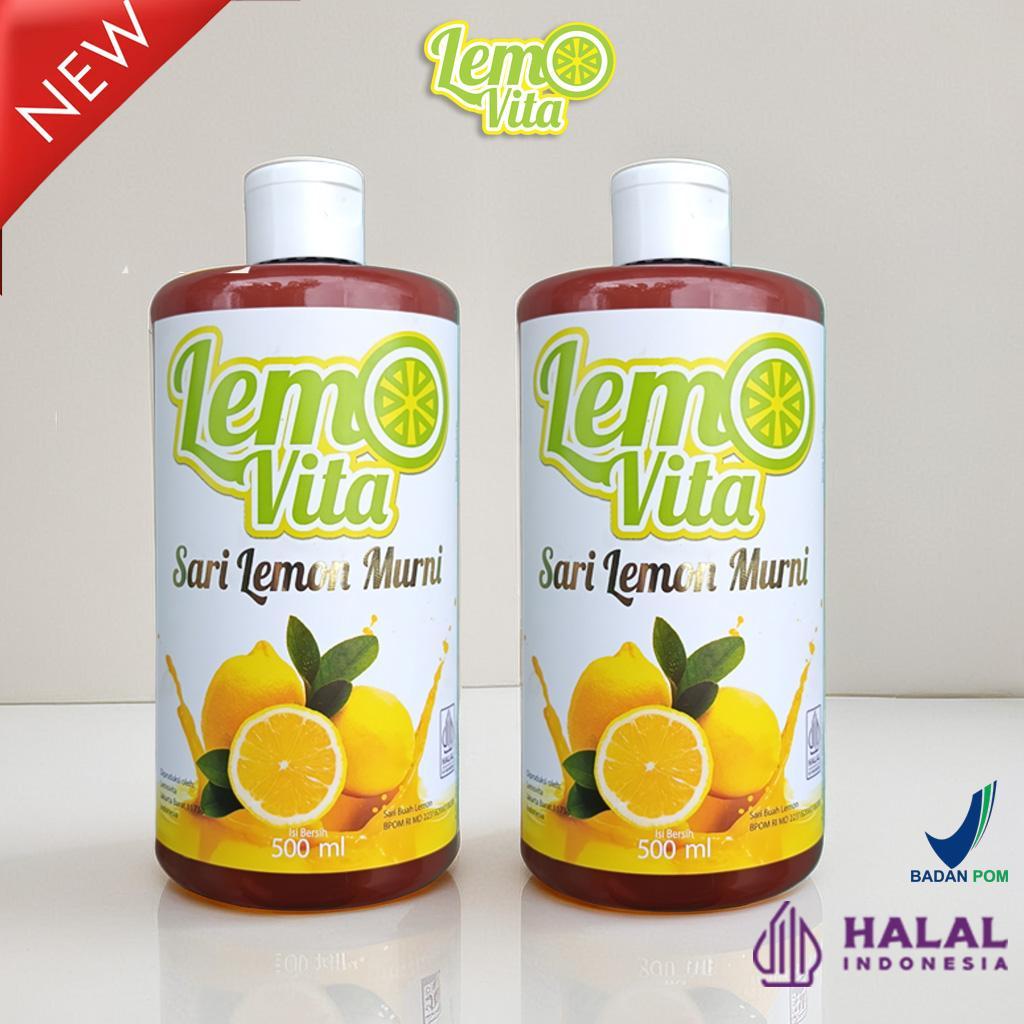

BPOM PAKET 1 Liter Lemovita Fresh Sari Lemon Jus Lemon Halal
