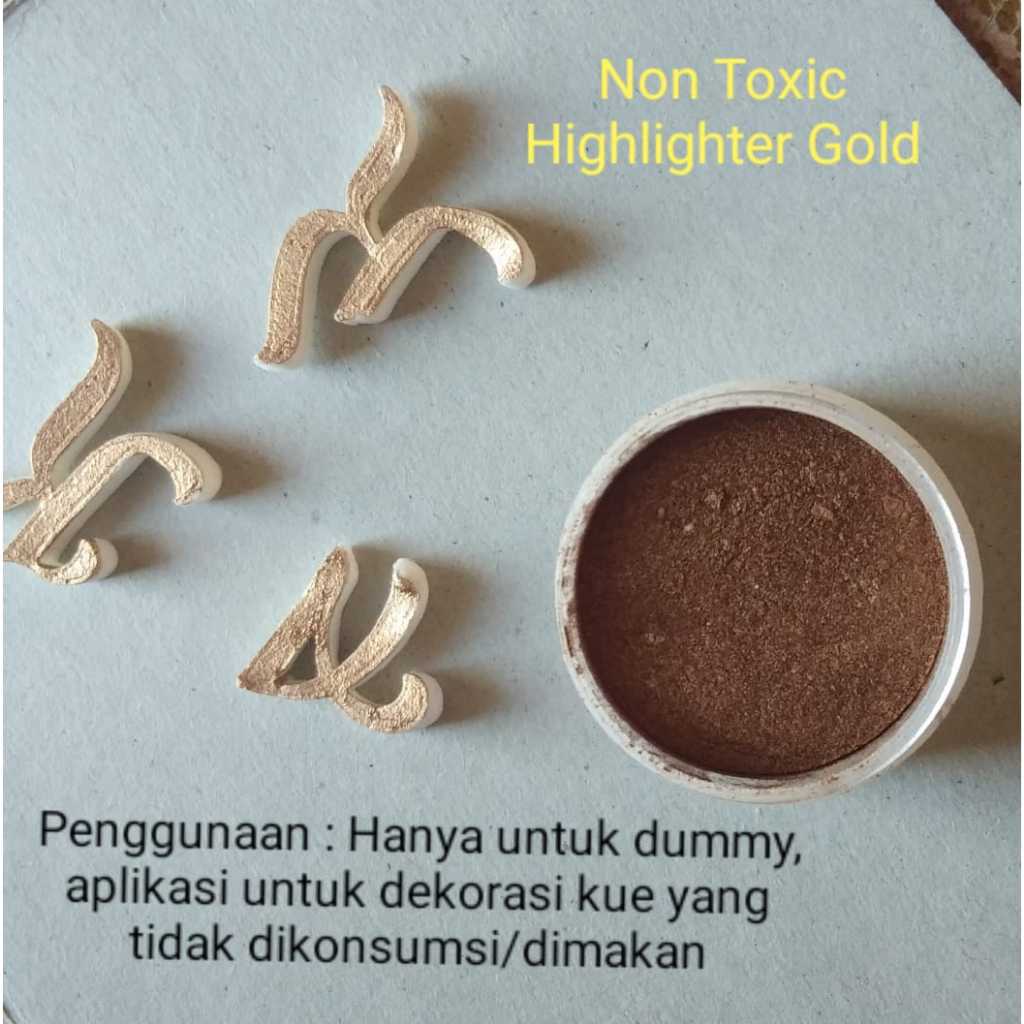 

Lustre Dust Emas Non toxic Non edible pewarna emas dummy