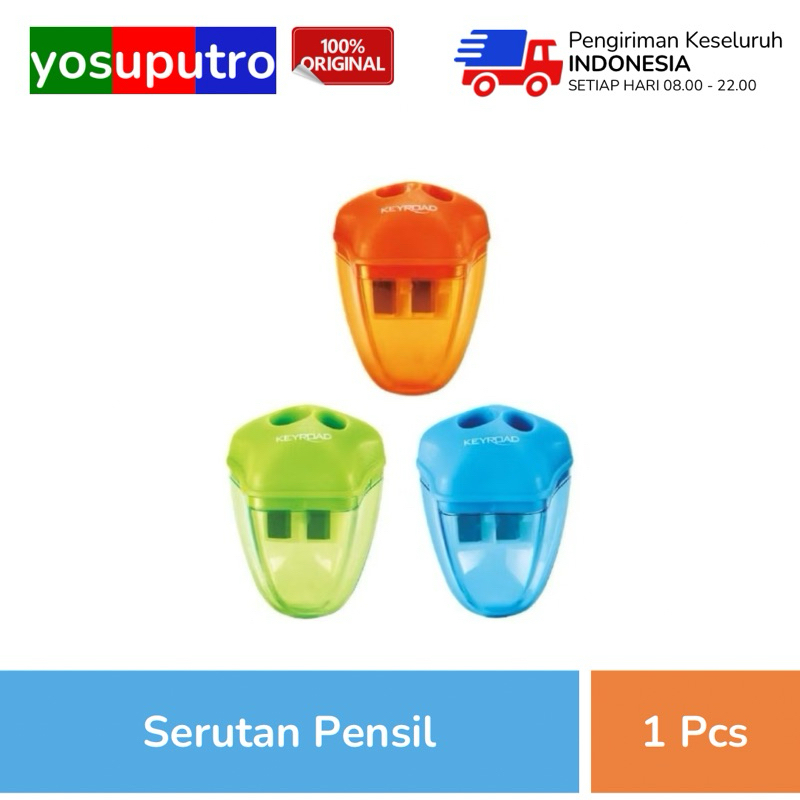 

M&G Rautan / Seutan / Sharpener Pensil 2 Lubang Berkualitas Lubang Bentuk Starfish