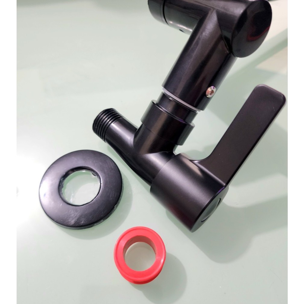 kran wastafel cuci piring fleksibel + filter kran air Rotasi 360 JH