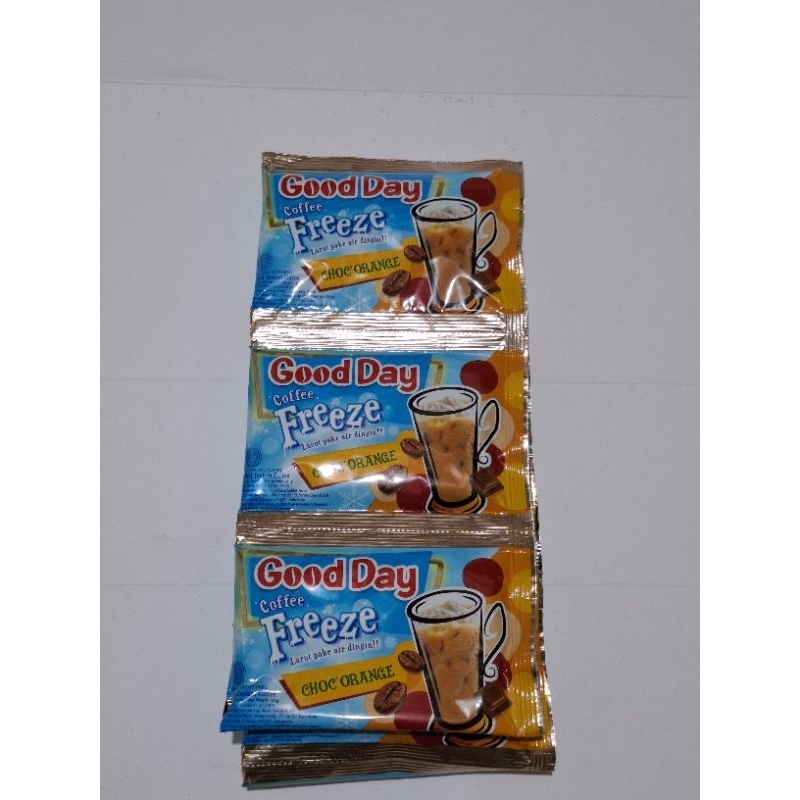 

good day kopi/coffe freze choc orange 1 renceng 10 pcs