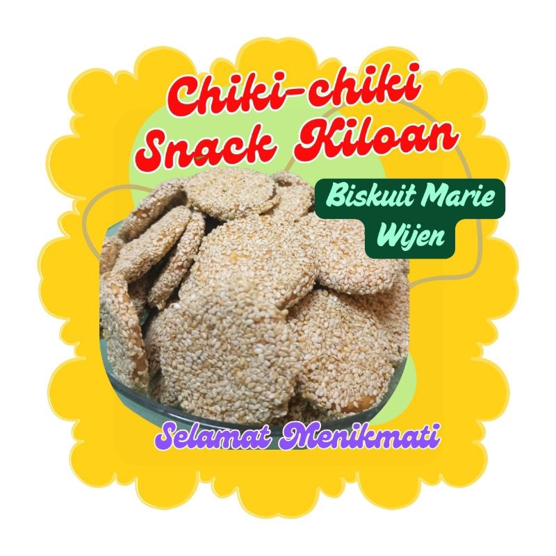 

Biskuit Marie Wjen Chiki-Chiki Snack Kiloan Selamat Menikmati