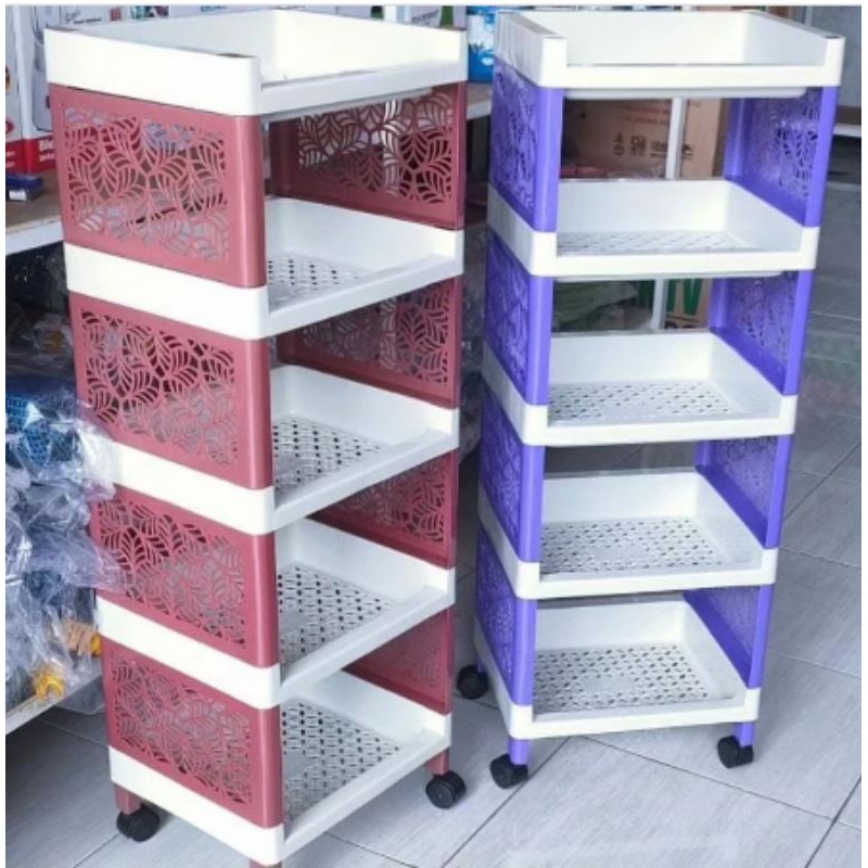 Rak susun plastik 5 susun
