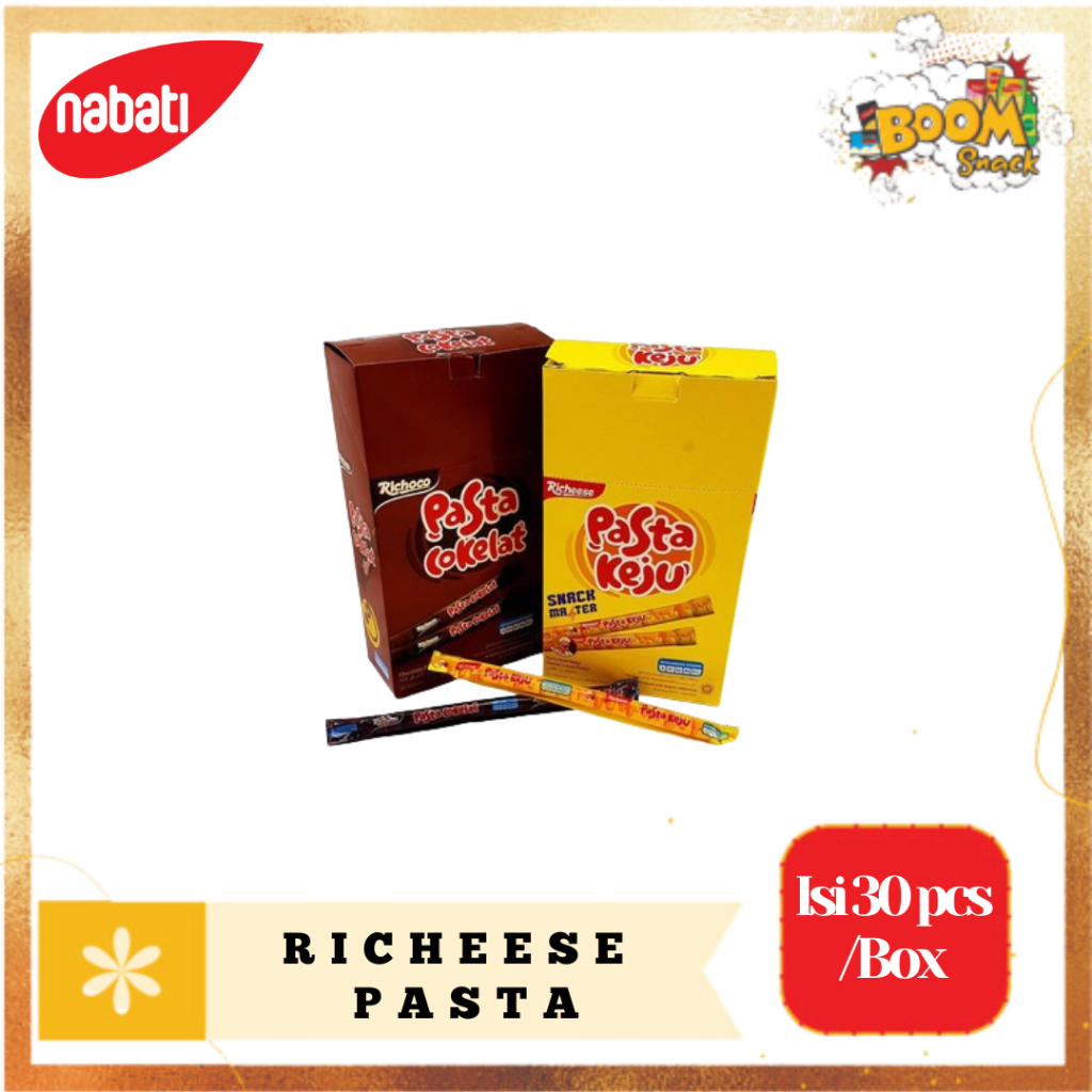 

Richeese Pasta 8g isi 30pcs