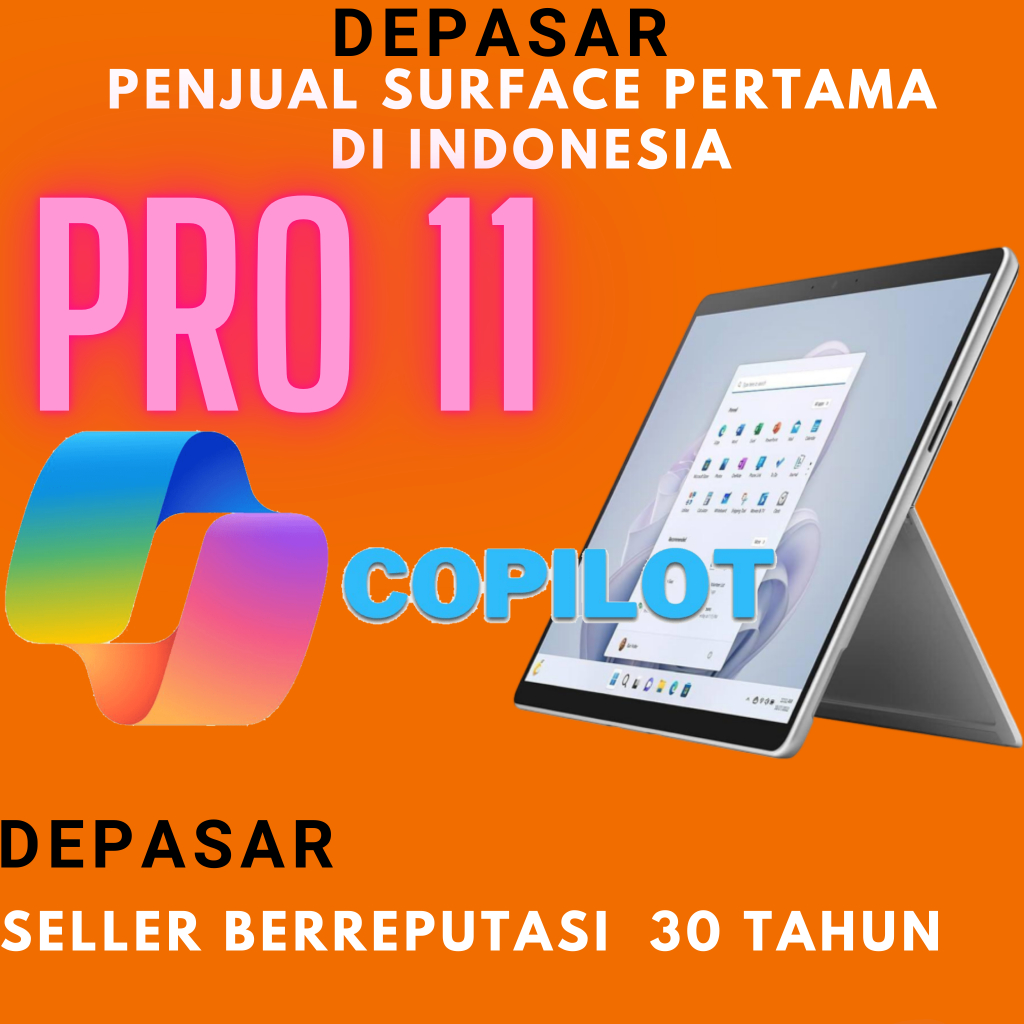 Microsoft Surface Pro 11 Plus Elite Ram 16GB 32GB 64GB SSD 256GB 512GB 1TB 2TB tablet windows laptop