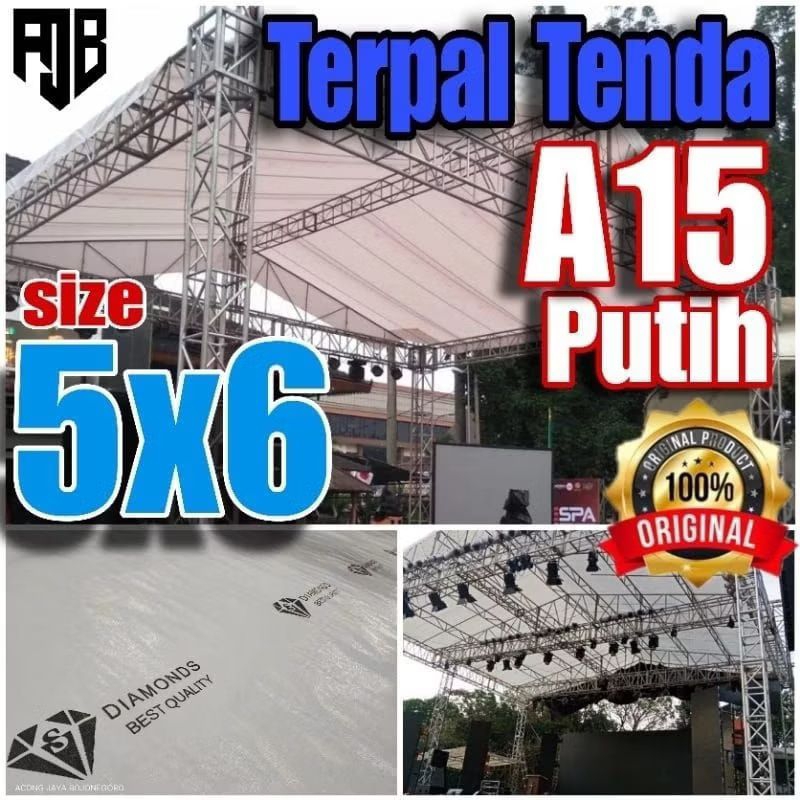 Terpal korea A15 ukuran 5x6 Terpal Tenda