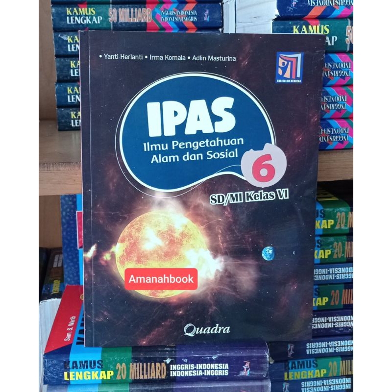 Buku IPAS SD Kelas 6 Kurikulum Merdeka Quadra