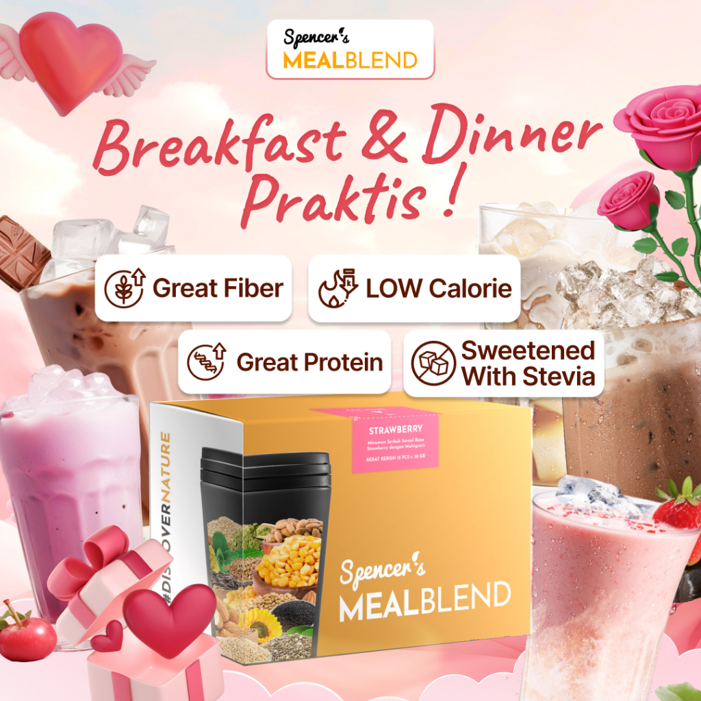 

Spencer's MealBlend - Nutrisi Alami Breakfast dan Dinner untuk Sarapan Langsing