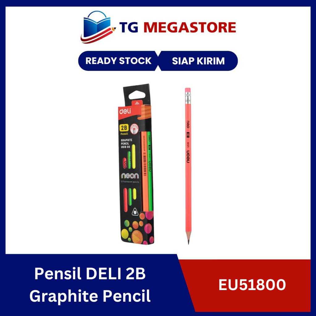 

Pensil DELI 2B Graphite Pencil - EU51800