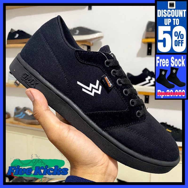 Sepatu Geoff Max Original - Jarvis All Black | Sepatu Pria | Sepatu Unisex