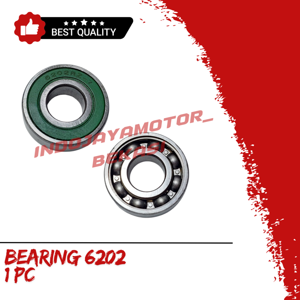 Bearing 6202 bering laher klaher bearing 6202Rz IJM MOTOPARTS.