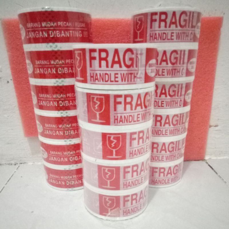 

Lakban Jangan Dibanting Fragile 48 mm x 80 yard Murah Kualitas Premium