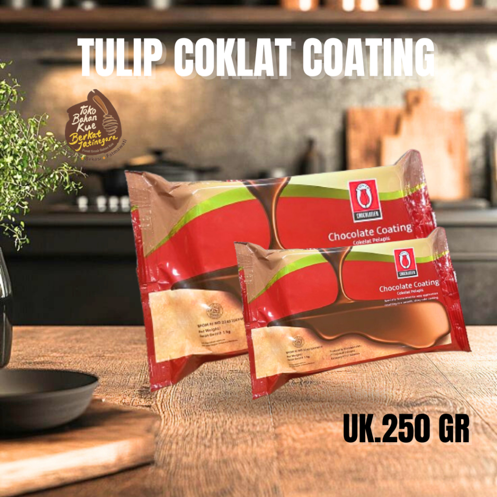 

COKLAT TULIP COATING KEMASAN 250 GR / COKLAT TULIP