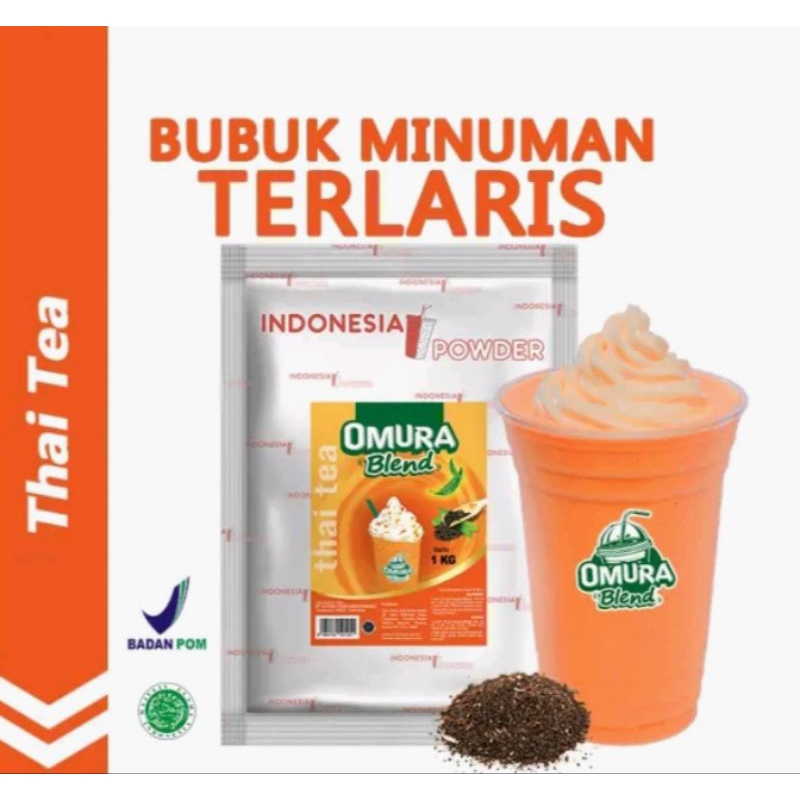 

Omura Blend Bubuk Minuman 1kg Rasa Thai Tea