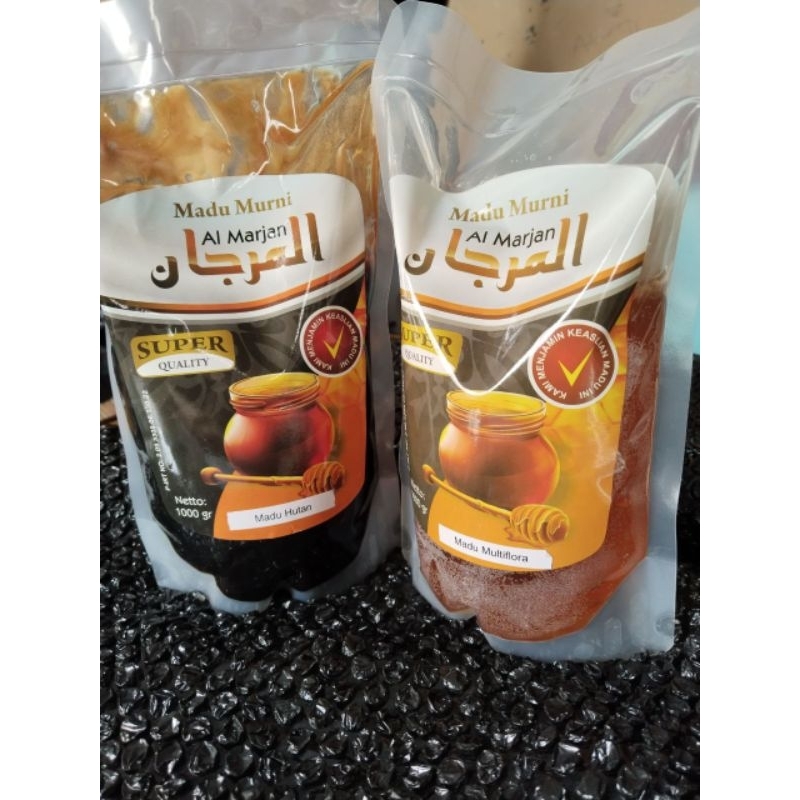 

MADU MURNI 1KG Akasia dan multiflora 100% AL MARJAN packing super aman