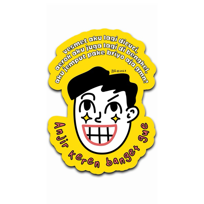 

Stiker Vesmet Jamet | Raina Pulang
