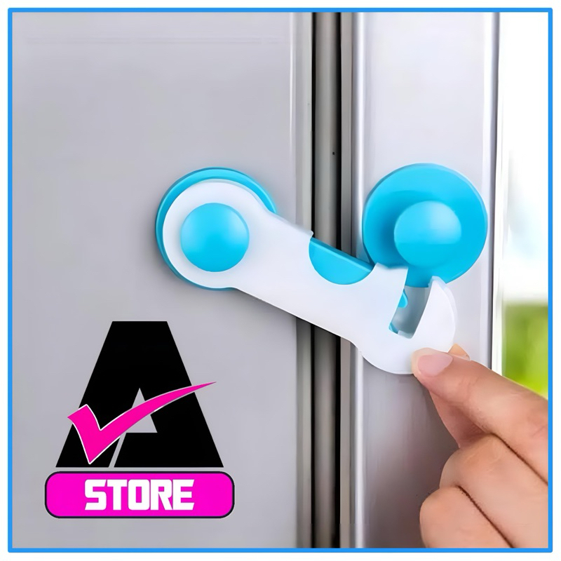 KUNCI PENGAMAN PINTU LEMARI / KULKAS SAFE LOCK