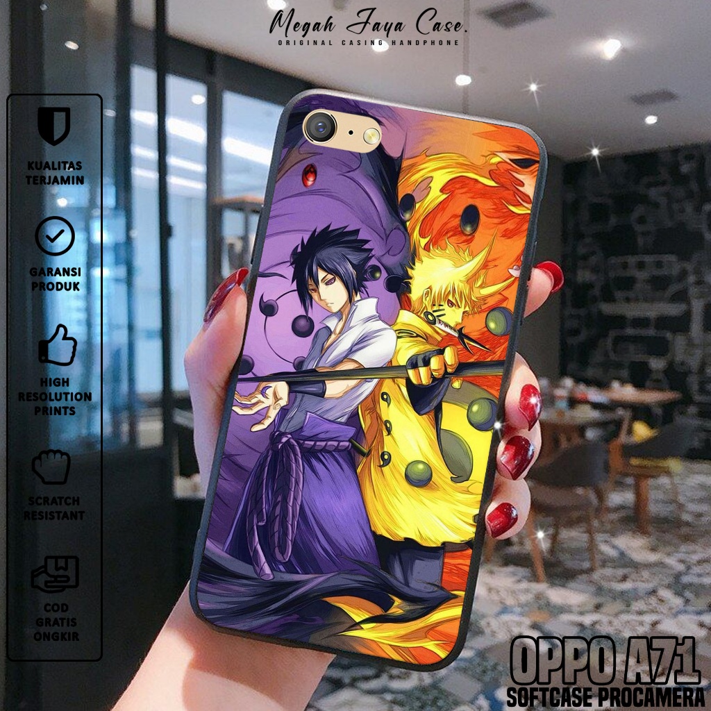 Case Hp OPPO A71 - Softcase OPPO A71 Motif Anime NRT - Casing OPPO A71 - Silikon Hp OPPO A71 - Kesin
