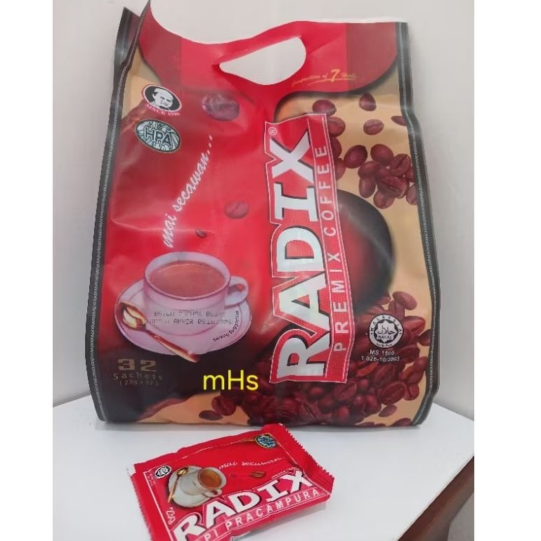 

Kopi Radix Hpa Malaysia Isi 32 Sachet Berlogo Pak Haji