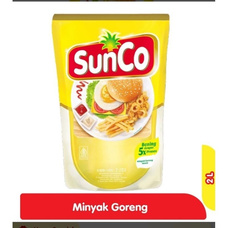

SUNCO-MINYAK GORENG SUNCO 2 LITER PROMO STOCK TERBATAS