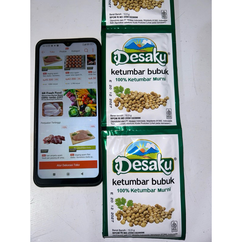 

Desaky Ketumbar Bubuk 100% Murni per renceng