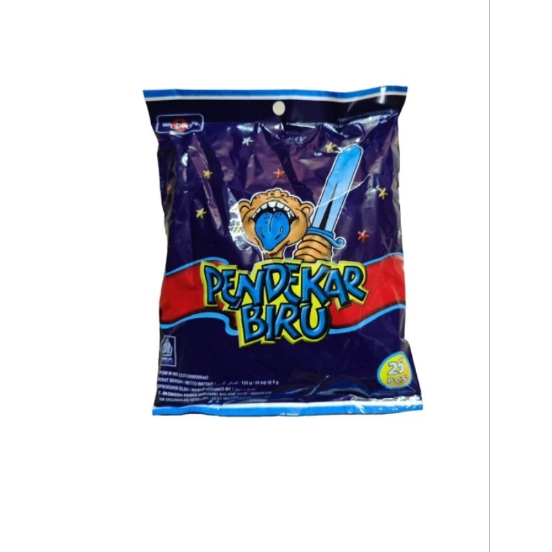 

Permen Pendekar Biru isi 25pcs x 5g