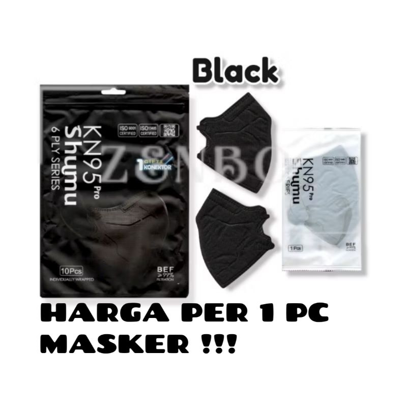 Masker Shumu Kn95 Pro 6 Ply 1pc Premium Kn 95 6Ply