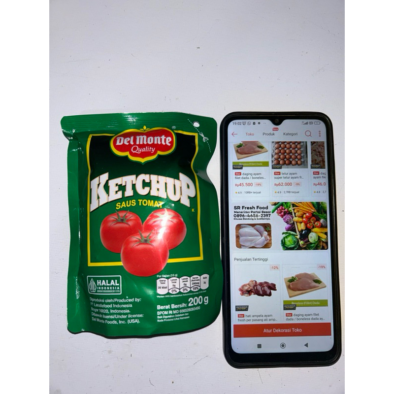 

Del Monte Ketchup Saus Tomat 200g