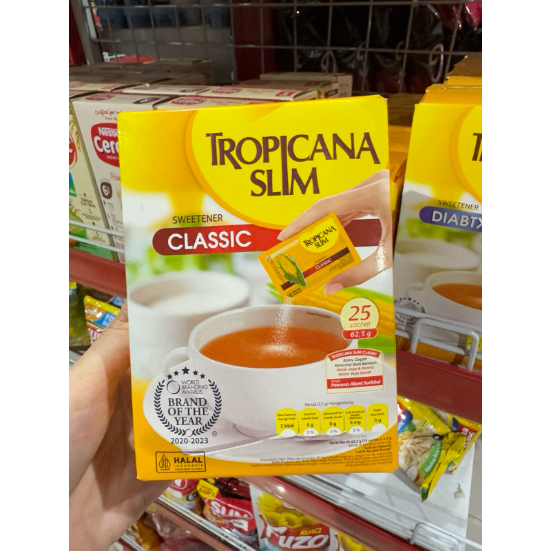 

Tropicana Slim Sweetener Classic (25 sachet) 62.5g