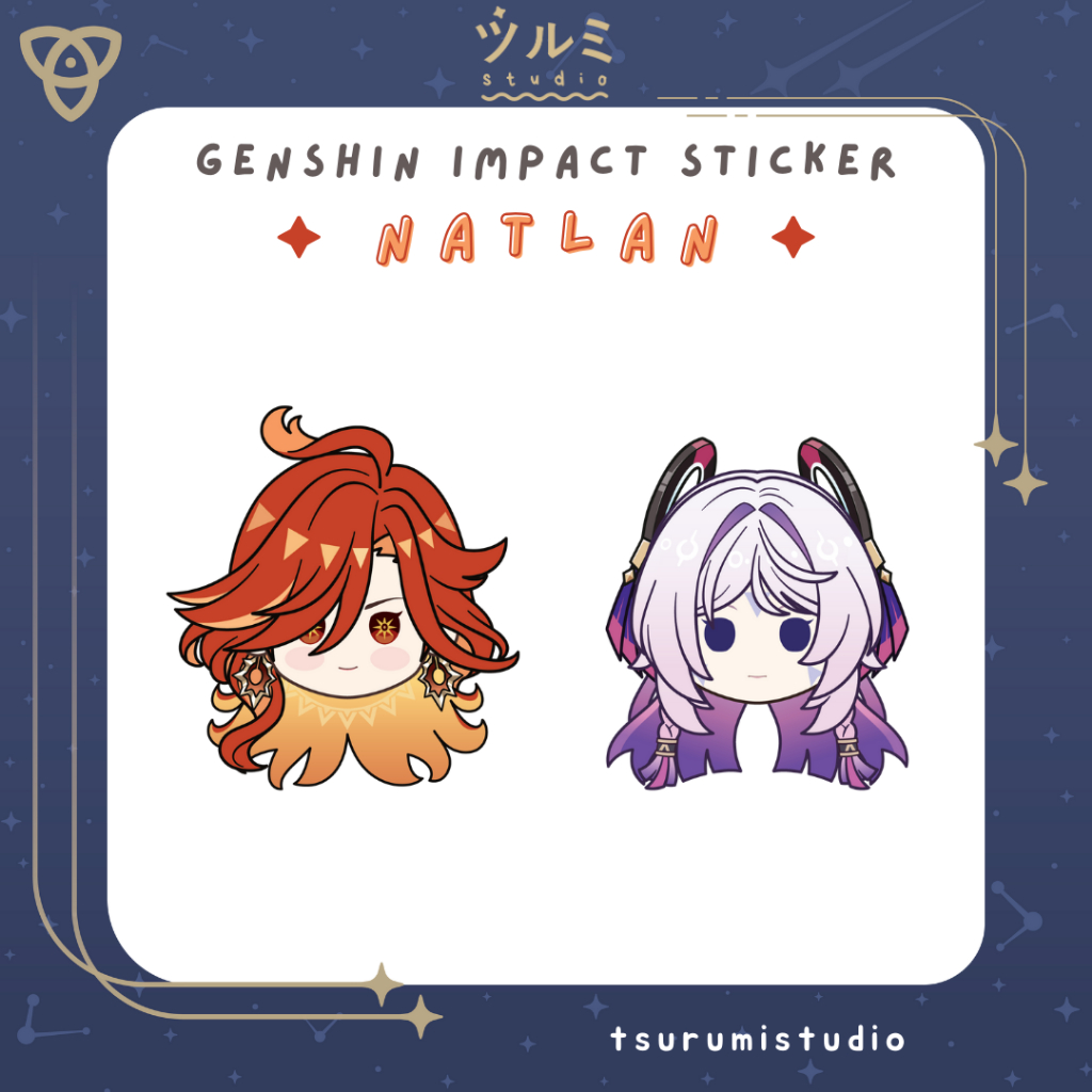 

Genshin Impact Chibi Sticker - Natlan by tsurumistudio