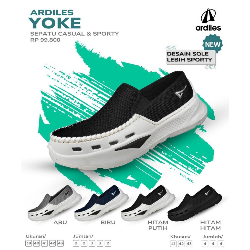 SEPATU SLIP ON PRIA KARUNG ARDILES YOKE ENTENG BERSIRKULASI