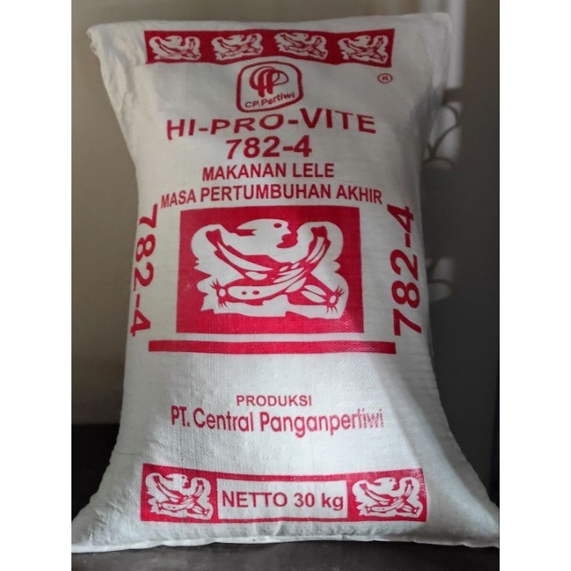 Pelet ikan HI-PRO-VITE 782-4 pellet indukan dewasa lele gurame patin mas gabus nila 30kg