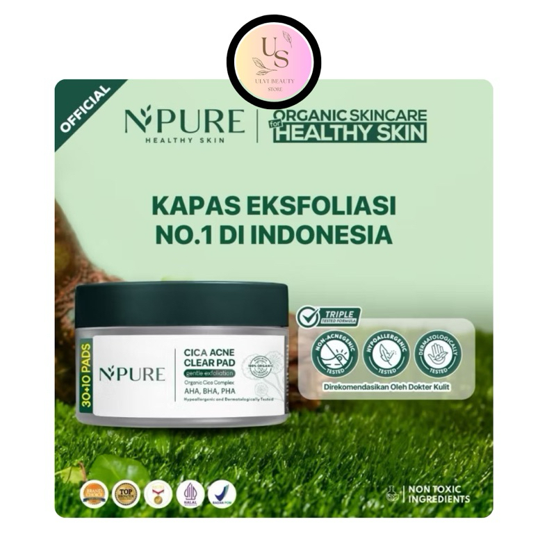 NPURE Cica Acne Exfoliating Clear Pad 40 Pads
